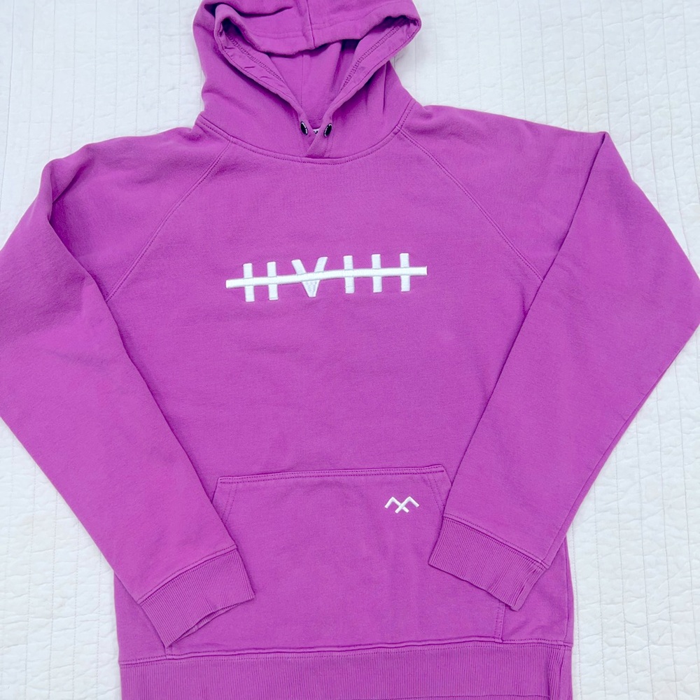 Hviii Brand Goods dark pink hoodie & joggers with olive & pink sweatshirt - Picture 3 of 13